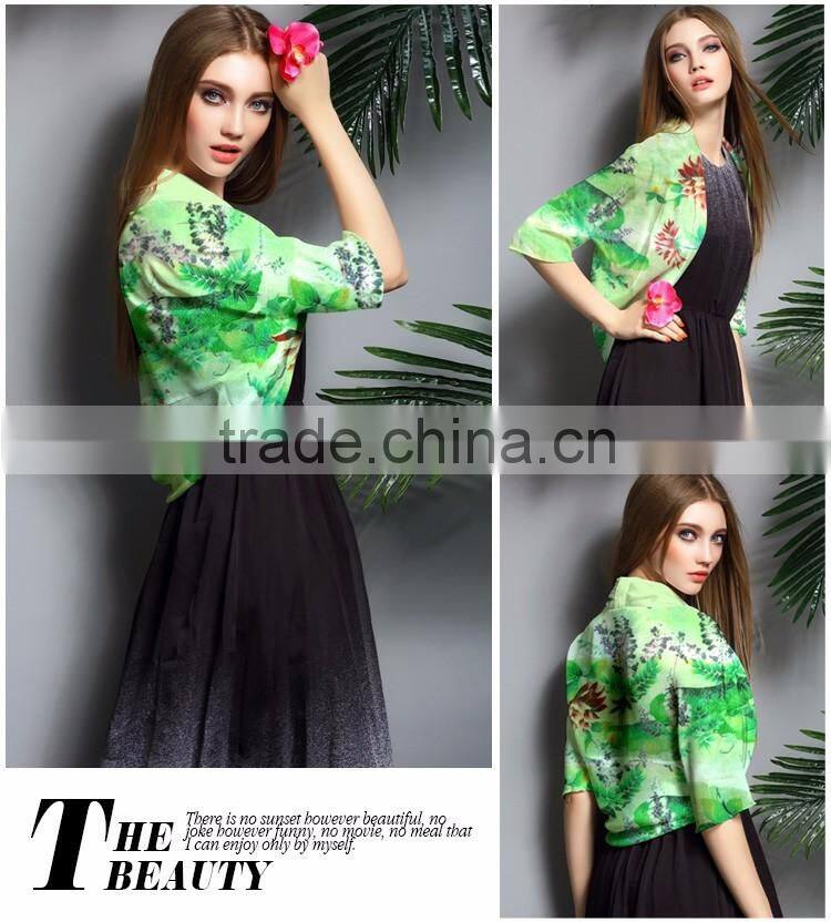 silk scarf 100% silk printed chiffon silk fabric