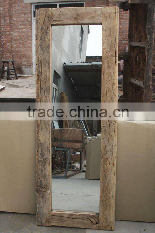 Chinese antique natural frame mirror