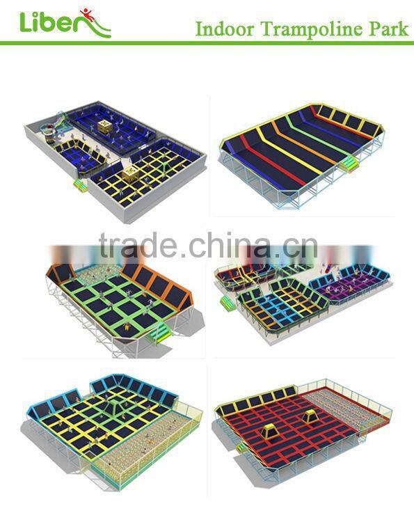 5 Years Warranty High Quality Factory Price Kids Indoor Trampoline Bed for Amusement Park