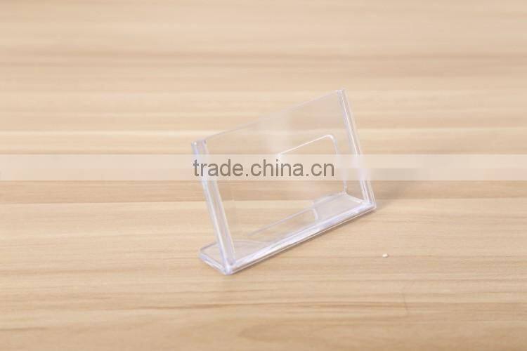 Custom T shape Plastic Centerpiece Display stand Card stand