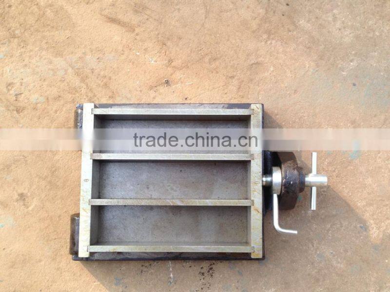 40*40*160mm Steel Three Gang Cement Mortar Prism Test Mould