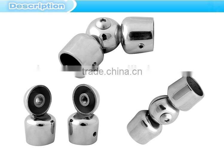 foshan aluninum /stainless steel round tube connectors