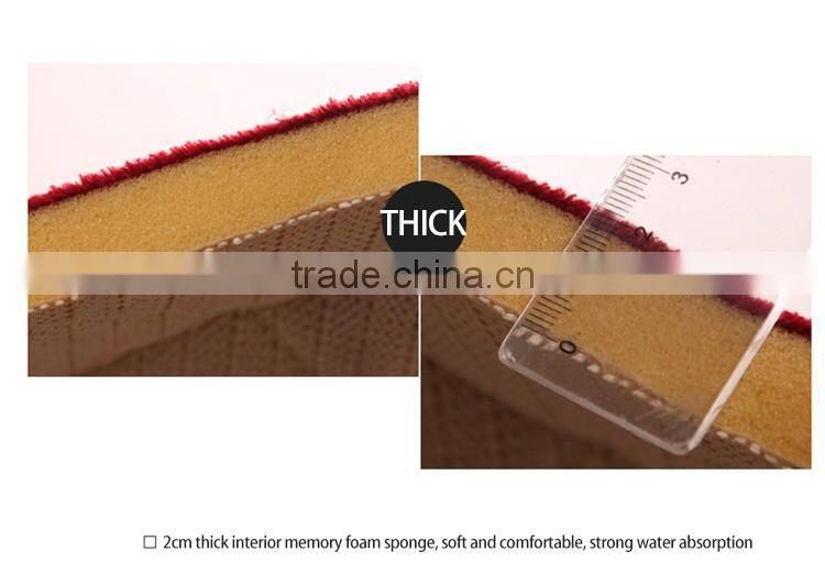Thick Coral fleece memory cotton living room floor rugs of super soft and gentle feet touching