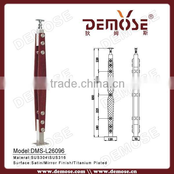 glass fittings balcony railing baluster designs protection