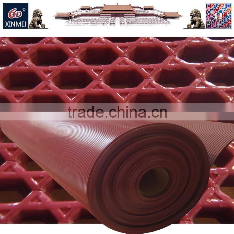 best selling printed pvc floor mat soft carpet burgundy floor mat