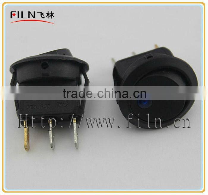 FILN blue 12V led Nylon ON OFF KCD1-2 rocker switch