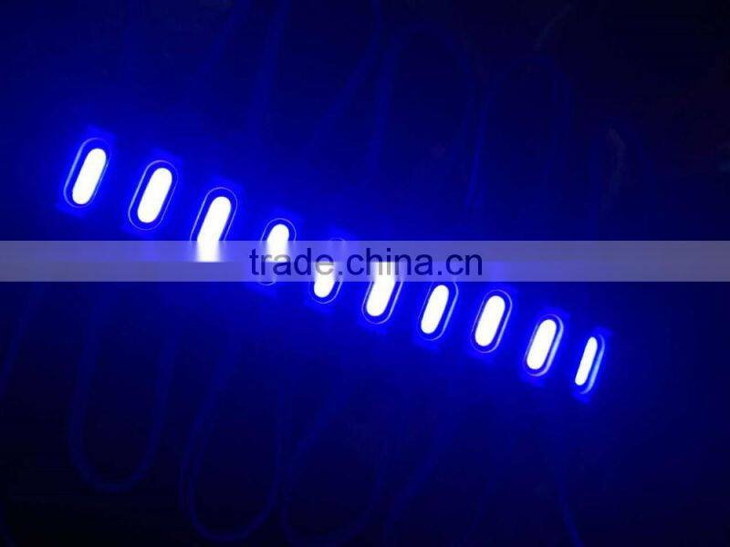 Good price Emitting blue color led module 12v with patent product 2W pcb cob led module for Advertising lighting Backlight