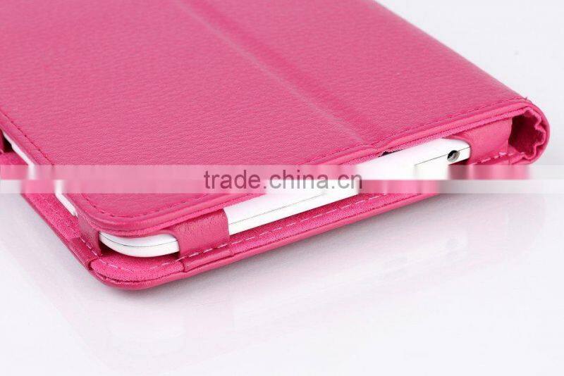 Hot Selling Ultra Slim 7 inch for Lenovo A3300 Tablet Folding Stand Cover Case