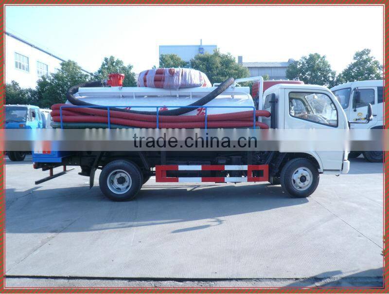 Bottom price vacuum pump waste water carrier truck
