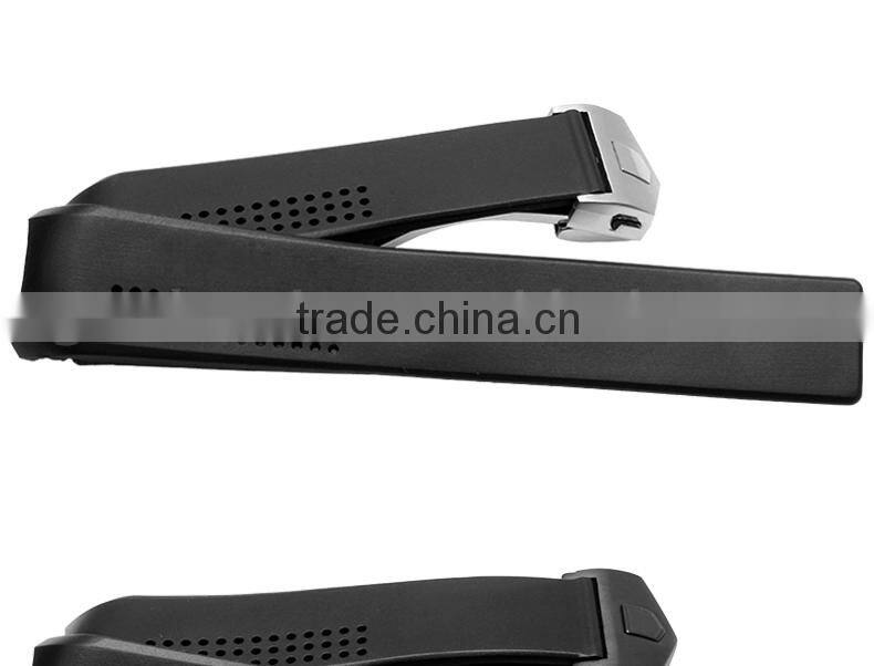 New Arrival Waterproof Black Silicone Rubber WristWatch watch Strap Band Replacement 22mm