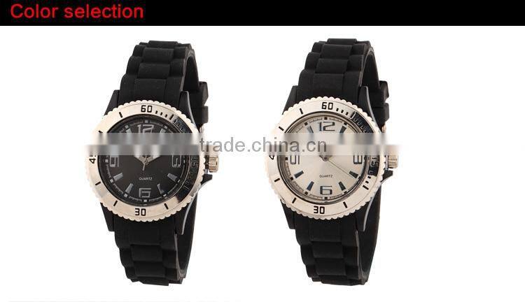 2015 hot new formal watches, sports silicon wrist watch, private label watches factory