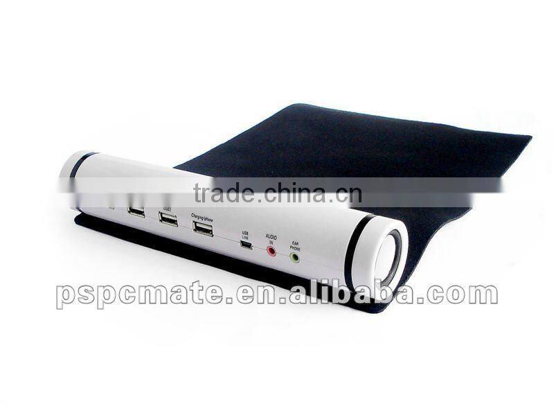 mouse pad, 4 ports usb hub mouse pad, multifunction usb mouse pad