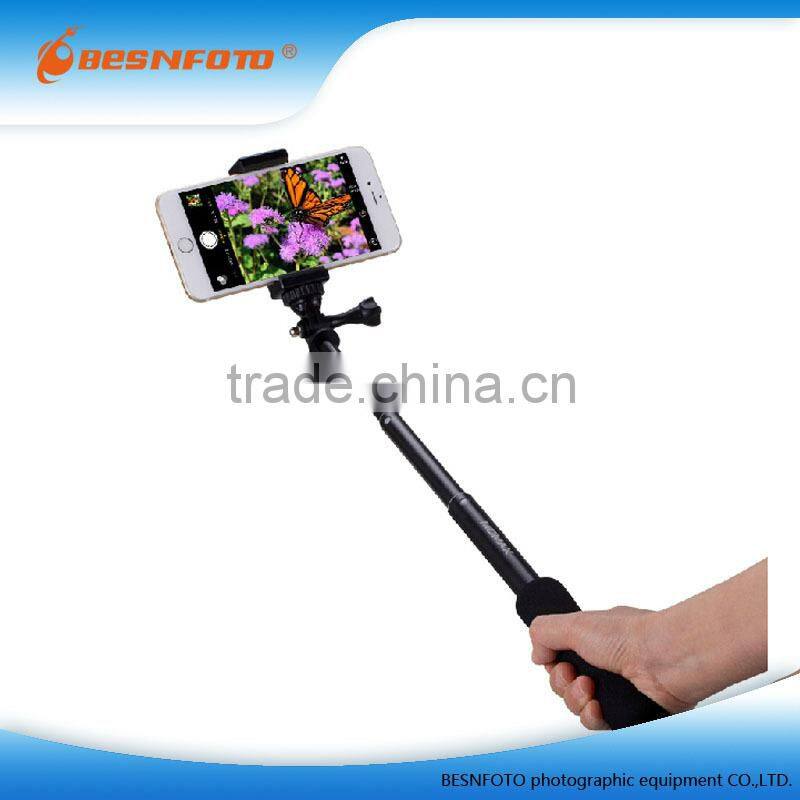 2015 New Design Colorful Aluminum Wireless Monopod Selfie Stick