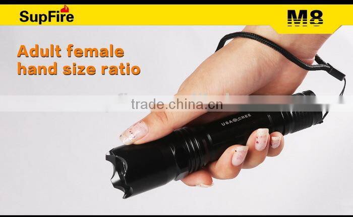 USA imported CREE Q5 LED portable convenient rechargeable emergency flashlight