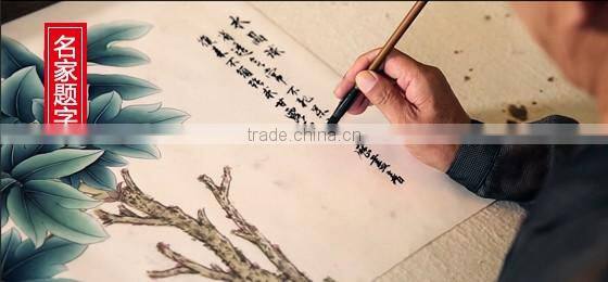 Chinese Decorative wall art handmade painting on special silk