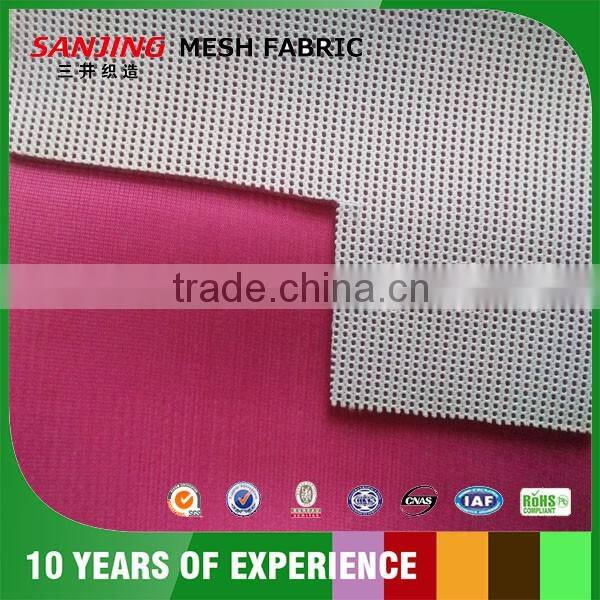factory price polyester and polyamide mesh fabric for shoes