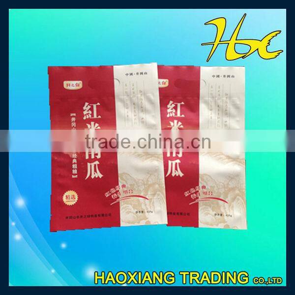 frozen mixed seafood bags stand up zipper bag