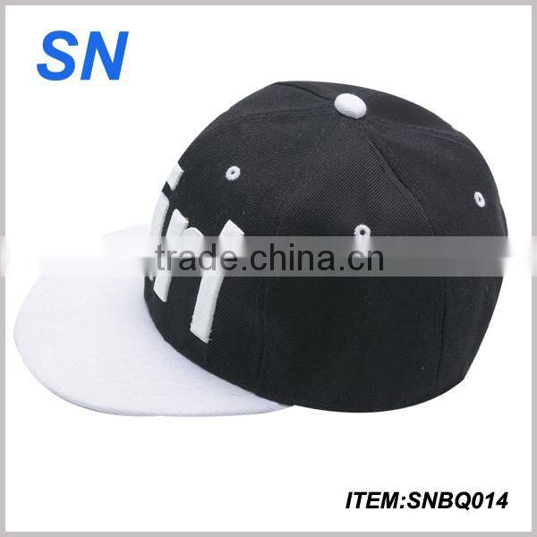 fashion emboridery cheap custom alphabet snapback hats