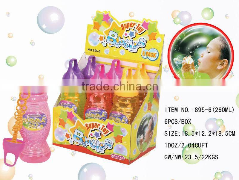 Non-toxic Summer bubble water toy /blowing bubbles toy for outdoor fun 895-6