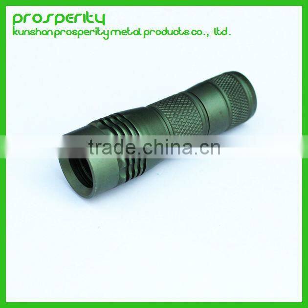 suzhou aluminum machining parts for flashlight housing