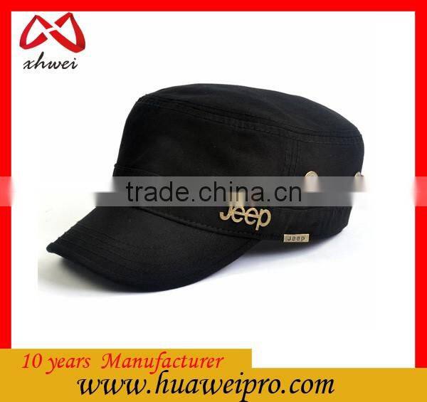 Pure Color Simple Trendy and Retro Military Army Cap Unisex Bulk Military Hat