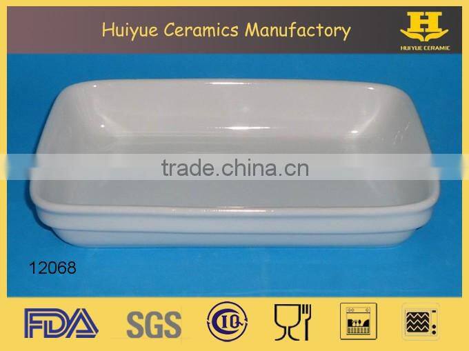 Ceramic bakeware, square pie dish