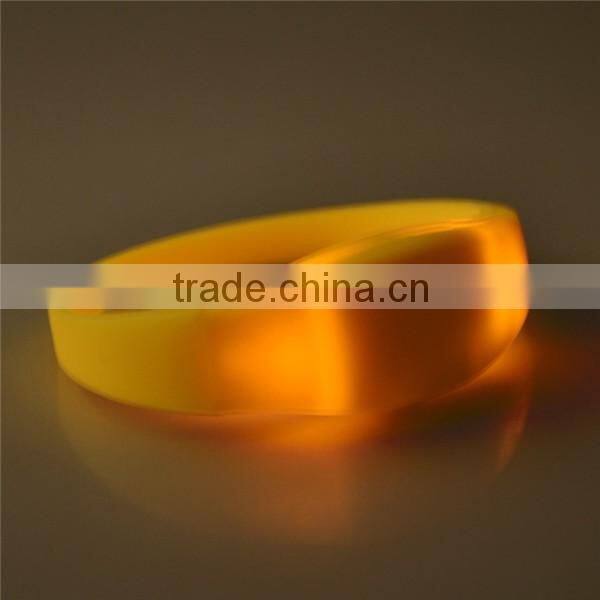 sound control event led bracelet custom logo concert event led bracelet