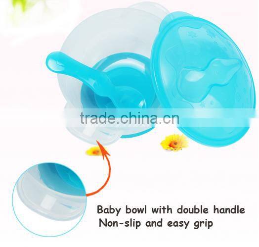 BPA free baby feeding bowl with suction