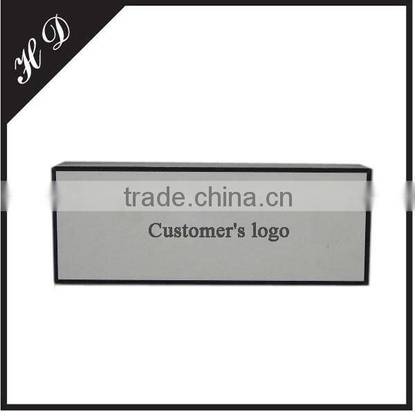 White Men's Tie Cufflink Set Gift Packgaing Box With dividers