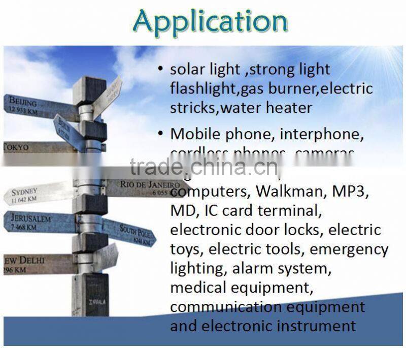 NiCd Rechargeable battery d 6v 5000 ni cd battery pack for ergency power/d5000 nicd battery pack