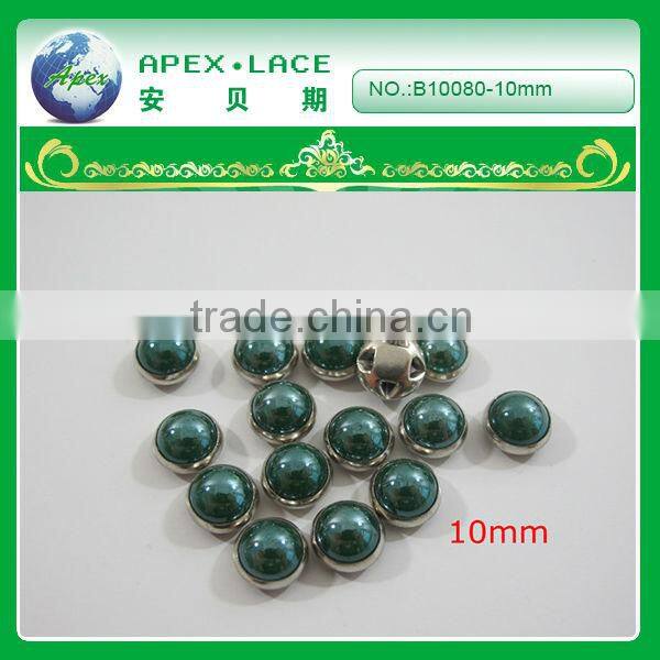B10080 hot fix motif rhinestone button fix on garments