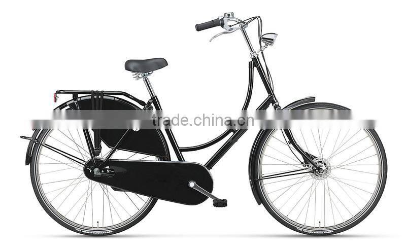 2016 new design retro city bike with basket/vintage city bike/dutch bike M-B856