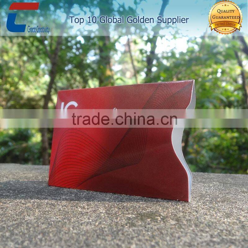 credit card and passport imformation protection customized RFID blocking card sleeve