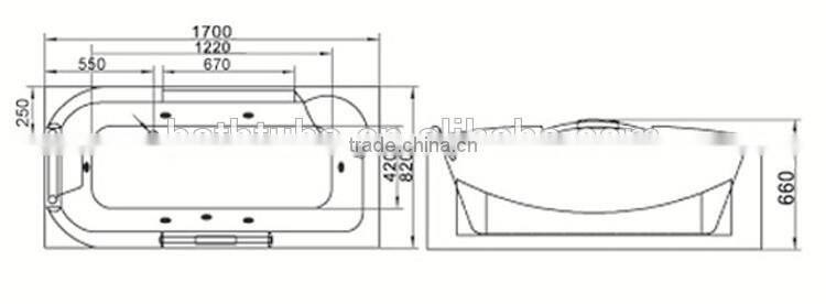 SUNZOOM cUPC hangzhou sex massage bathtub,hot tub with sex masage,the bath tub