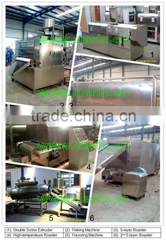 High Quality New Condition Small Scale Corn Flakes/Breakfast Cereal Making Machine