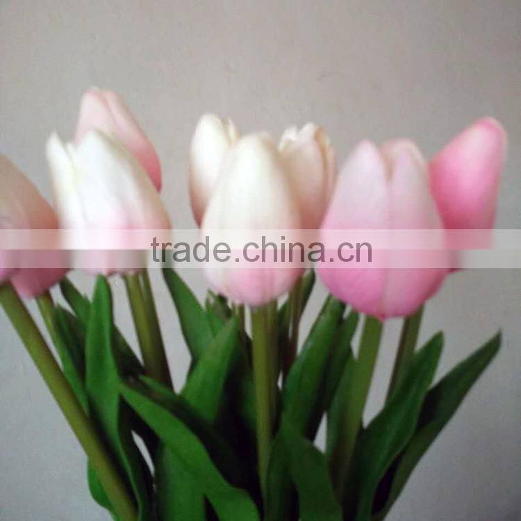 hot sale real touch PU artificial flower mini tulip