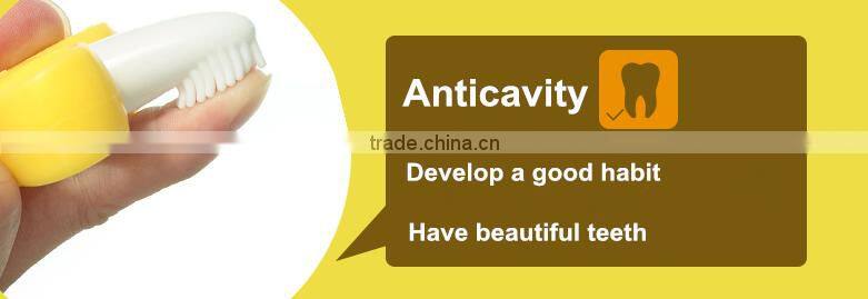 Babymatee import baby products factory price ecofriendly bendable training silicone rubber baby toothbrush