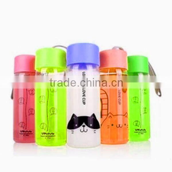 High quality fashion Eco-friendly 500ml water plastic bottle