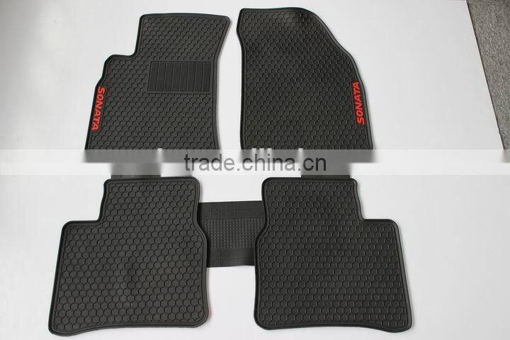 Customized Rubber Auto Floor Mats For HYUNDAI SONATA