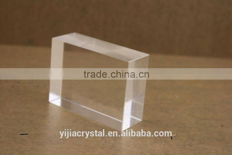 yijia crystal glass blank noted cube