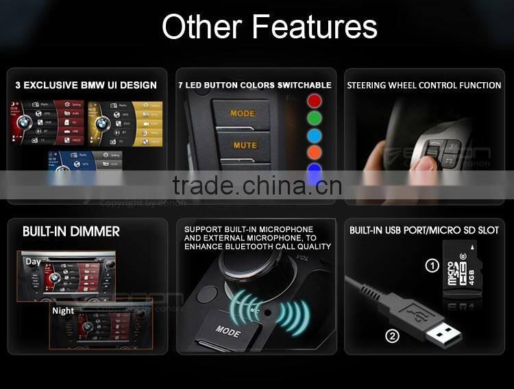 EONON D5165V 7" Digital Touch Screen Car DVD Player with Built-in GPS For BMW E90/91/92/93 with Mutual Control Function