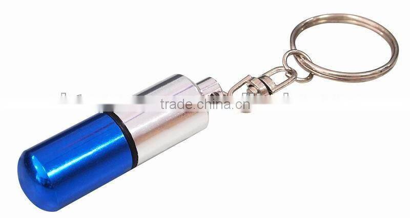 2013 Bullet Metal Pocket Pill Box with Keychain