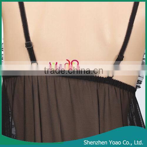 Black Sexy Lingerie Overskirt Underwear For Women