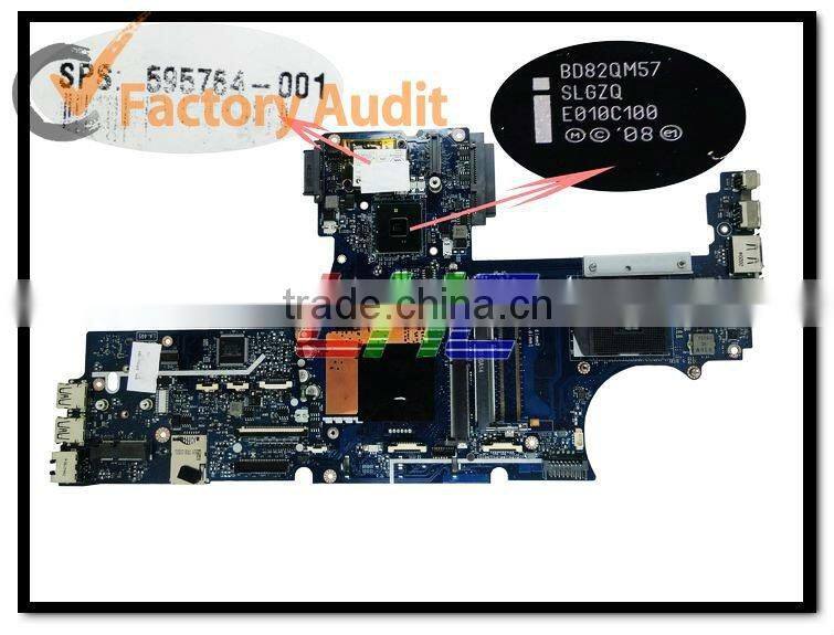 mainboard 595764-001 intel QM57 PM with video card for notebook Spares 100%tested ,45days quality Warranty