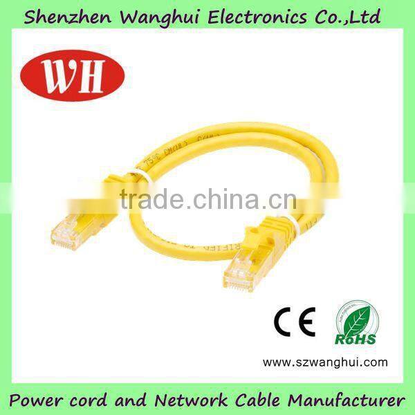 Good quality&high speed 4p 23AWG 3m cat6 utp patch cord