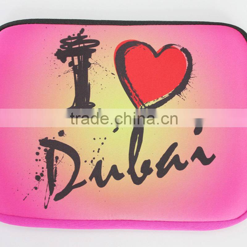 Waterproof neoprene laptop bag with zipper,pad case