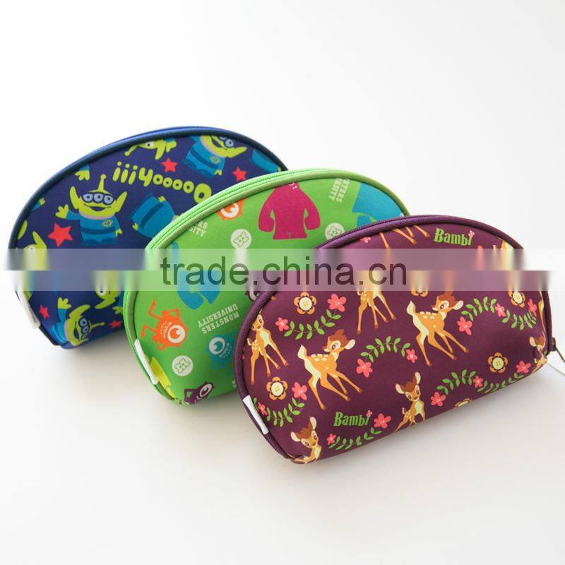 waterproof neoprene make up bag designed for ladies