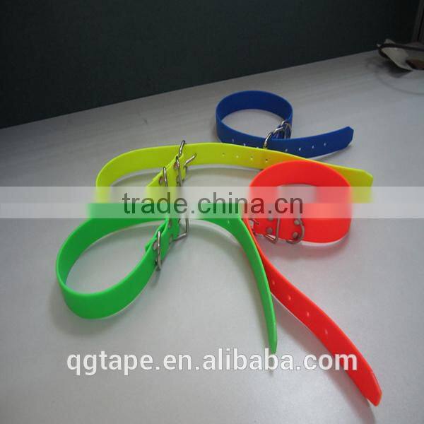 Waterproof reflective dog collar TPU coated nylon webbing dog belt