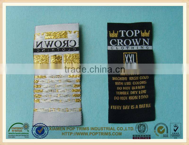 New design custom Woven Label for garment