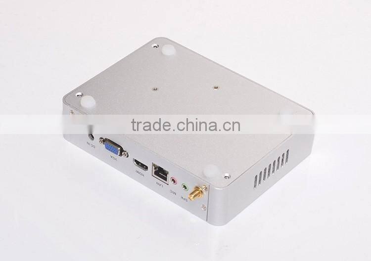 2015 Latest Design SSD+ 1*2.5 Inch HDD Cost Effetive Dual-Core Fanless Pc